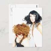 Doppelte Vision Postkarte (Vorne/Hinten)