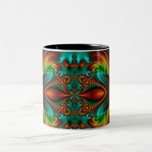 Doppelte Vision Zweifarbige Tasse (Mittel)