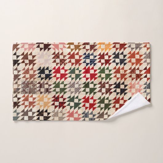 Doppelte X Quilt Badhandtuch Set (Handtuch)