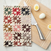 Doppelte X Quilt Geschirrtuch (Viertel Falte)