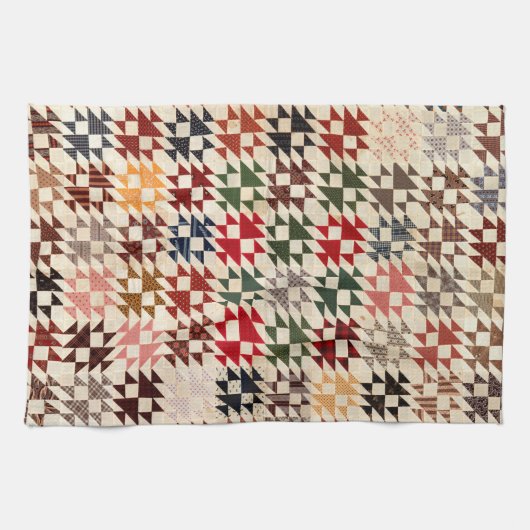 Doppelte X Quilt Geschirrtuch (Horizontal)