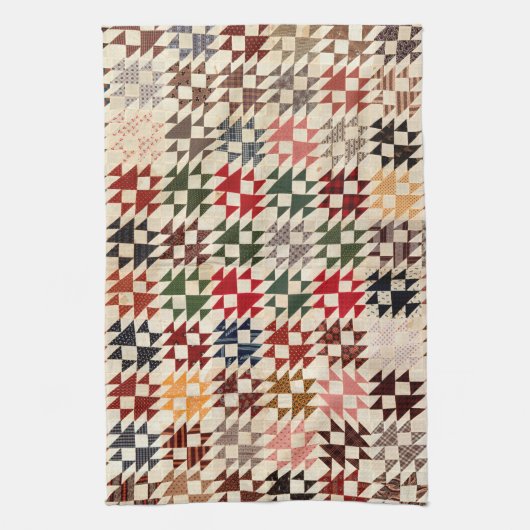 Doppelte X Quilt Geschirrtuch (Vertikal)