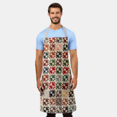 Doppelte X Quilt Schürze (Getragen)