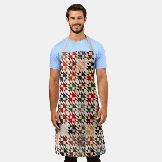 Doppelte X Quilt Schürze (Getragen)