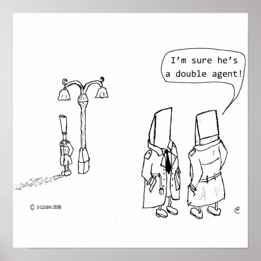 Doppelter Agent Poster (Vorne)