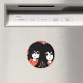 Doppelter Ärger hinzufügen, um Anime Twins zu entw Magnet (In Situ (Geschirrspüler))