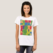 Doppelter Baß Colorblocks Shirt (Vorne ganz)