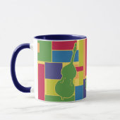 Doppelter Baß Colorblocks Tasse (Links)
