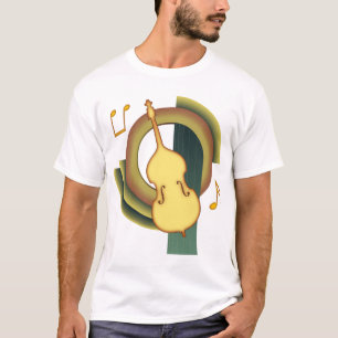 Doppelter Bass-Deko T-Shirt