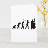 Doppelter Bassist Karte (Gelbe Blume)