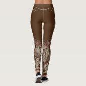 Doppelter Blauring-Oktopus - seitlich Leggings (Rückseite)
