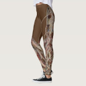 Doppelter Blauring-Oktopus - seitlich Leggings (Links)