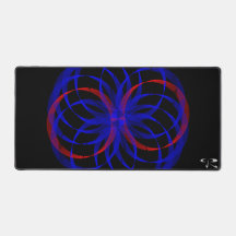 Doppelter Blueberry Color Akzent Maus Pad Mat