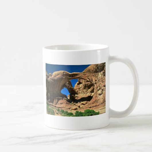 Doppelter Bogen, Bögen Nationalpark, Utah Kaffeetasse (Rechts)