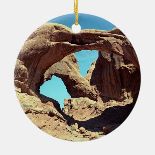 Doppelter Bogen Keramikornament (Hinten)