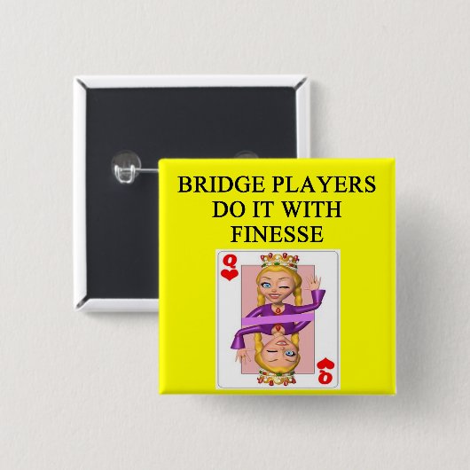 doppelter Bridge-Spieler Button (Vorne & Hinten)