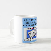 doppelter Bridge-Spieler Entwurf Kaffeetasse (Vorderseite Links)