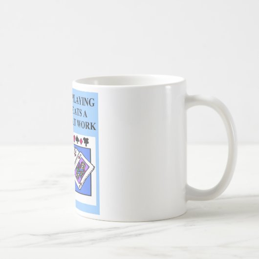 doppelter Bridge-Spieler Entwurf Kaffeetasse (Rechts)