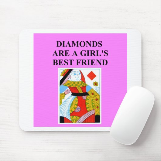 doppelter Bridge-Spieler Entwurf Mousepad (Mit Mouse)