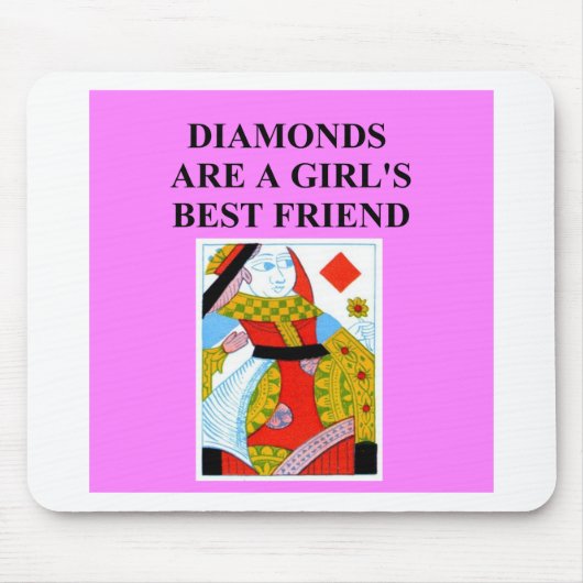 doppelter Bridge-Spieler Entwurf Mousepad (Vorne)