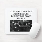doppelter Bridge-Spieler Entwurf Mousepad (Mit Mouse)