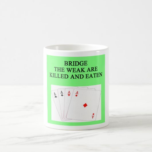 doppelter Bridge-Spieler Kaffeetasse (Mittel)