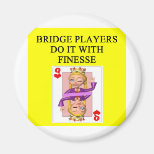 doppelter Bridge-Spieler Magnet