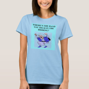 doppelter Bridge-Spieler Spielentwurf T-Shirt