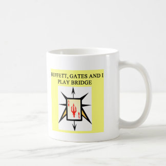 doppelter Brückenspielspieler Kaffeetasse