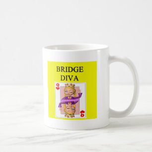 doppelter Brückenspielspieler Kaffeetasse