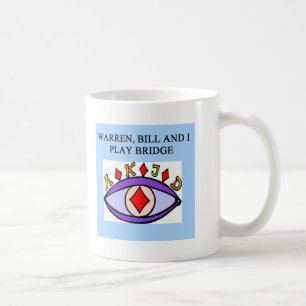 doppelter Brückenspielspieler Kaffeetasse