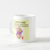 doppelter Brückenspielspieler Kaffeetasse (Vorderseite Links)
