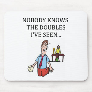 doppelter Brückenspielspieler Mousepad