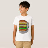 Doppelter Cheeseburger T-Shirt (Vorne ganz)