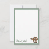 Doppelter Dank Dankeskarte (Rückseite)