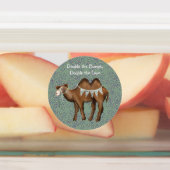 Doppelter Dank Etiketten (Befestigt)