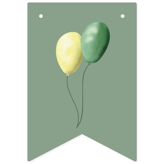 Doppelter Dank Wimpelkette (Zweite Fahne)