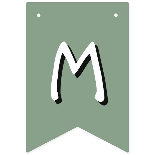 Doppelter Dank Wimpelkette (Dritte Fahne)