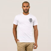 Doppelter Drache-und Schädel T - Shirt (Vorne ganz)