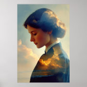 Doppelter Exposition an der Küste Poster (Vorne)