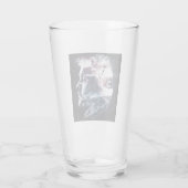 Doppelter Exposure Man Glass Tumbler (Rückseite)