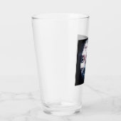 Doppelter Exposure Man Glass Tumbler (Rechts)
