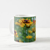 Doppelter Gloriosa Goldmahagonibaum Kaffeetasse (Vorderseite Links)