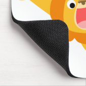 Doppelter niedlicher Cartoon Löwe T - Shirt Mousepad (Ecke)