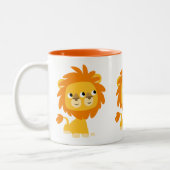 Doppelter Niedlicher Cartoon Zweifarbige Tasse (Links)