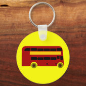 Doppelter Plattform-Bus Schlüsselanhänger (Vorderseite)