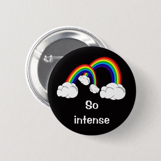 Doppelter Regenbogen Button (Vorne & Hinten)