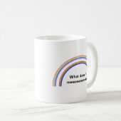 Doppelter Regenbogen Kaffeetasse (VorderseiteRechts)