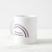 Doppelter Regenbogen Kaffeetasse (Vorderseite Links)