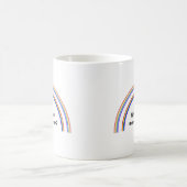 Doppelter Regenbogen Kaffeetasse (Mittel)
